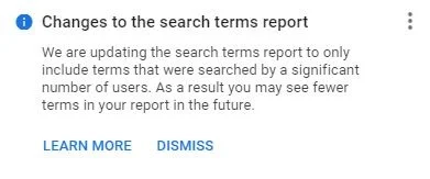 Laporan Istilah Penelusuran Google Ads