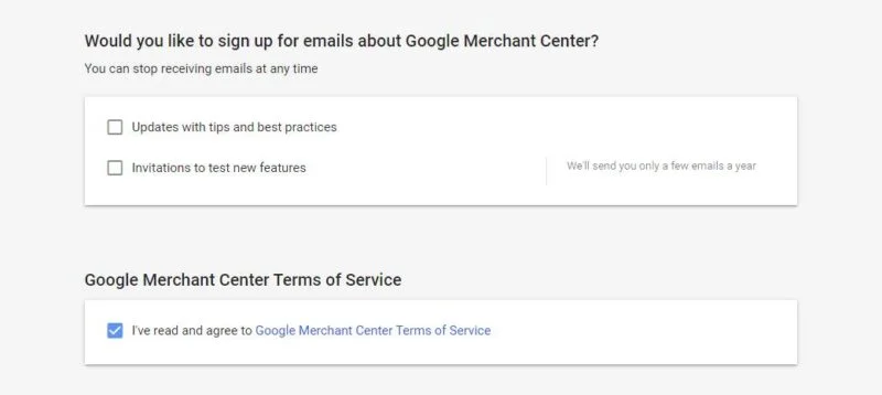 Google Merchant Center согласен с политикой
