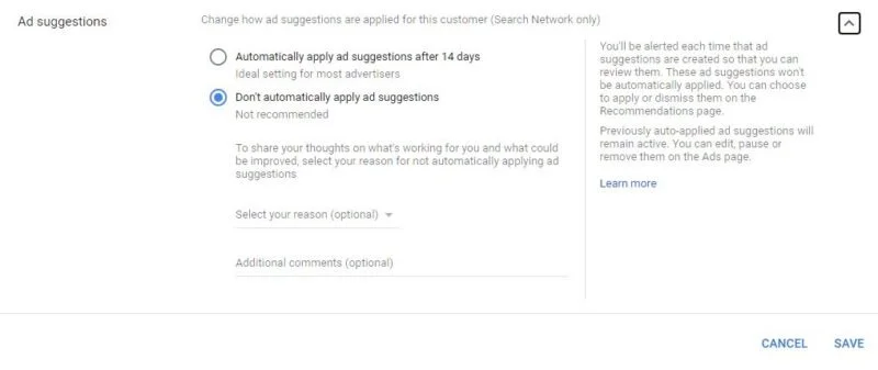 คำแนะนำโฆษณา Google Ads