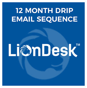 12 個月的滴灌電子郵件序列 LionDesk 12 month drip email sequence LionDesk