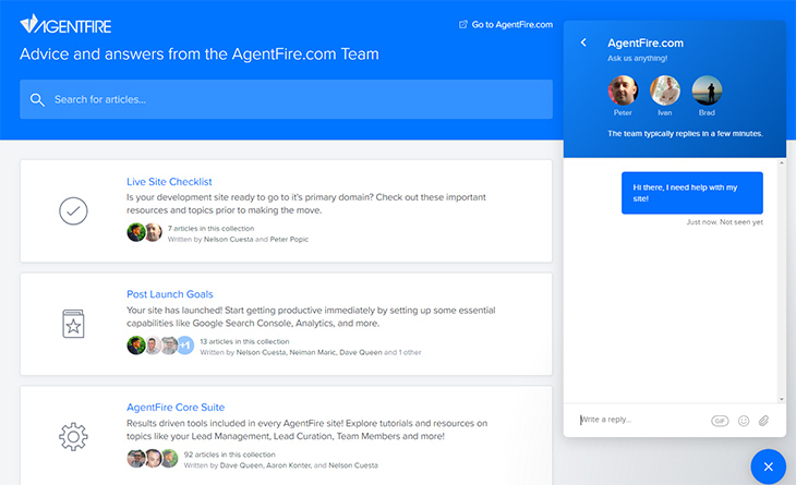 Sfaturi și răspunsuri din partea echipei AgentFire.com