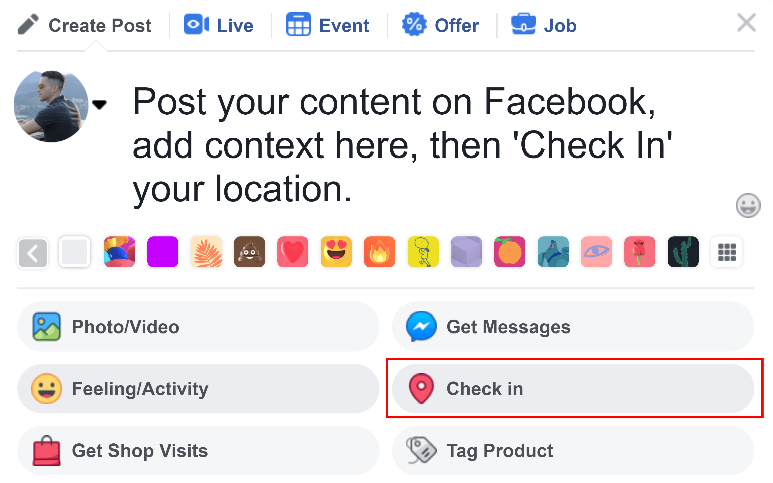 Nelson Cuenta Real Estate Facebook Checkin Example
