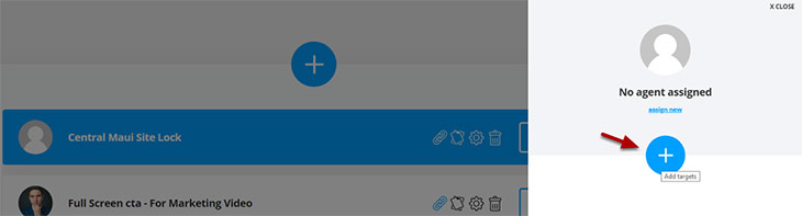 Richten Sie Ihren CTA mit einem Klick auf eine bestimmte Seite Ihrer Website aus.