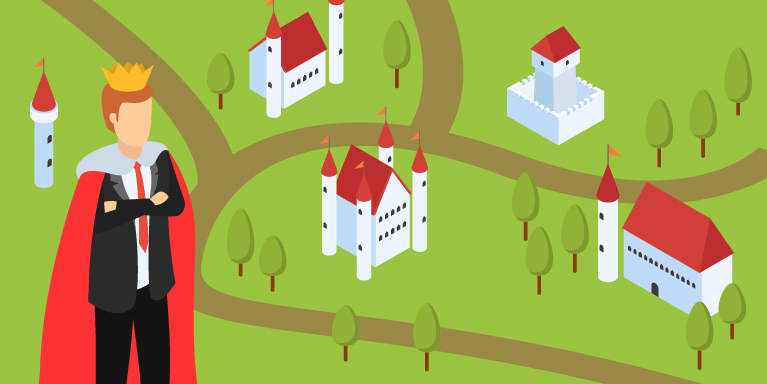 Le roi de l'immobilier régnant sur le royaume