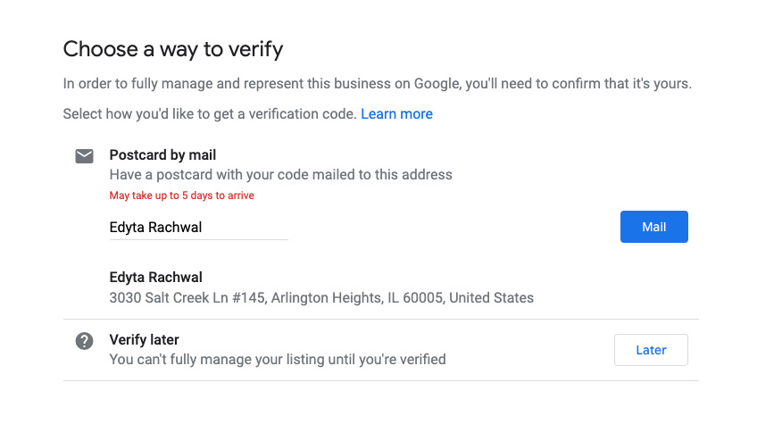 проверить деловую открытку