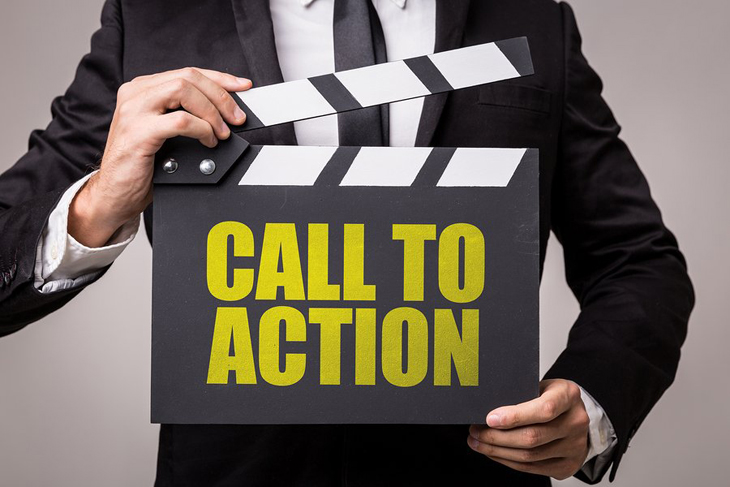 Ende mit Call-to-Action