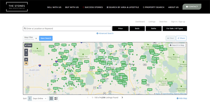 Die Steine ​​idx suchen