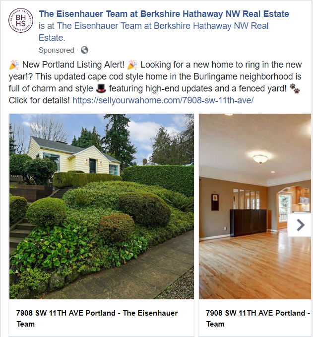 Beispiel Facebook-Karussell