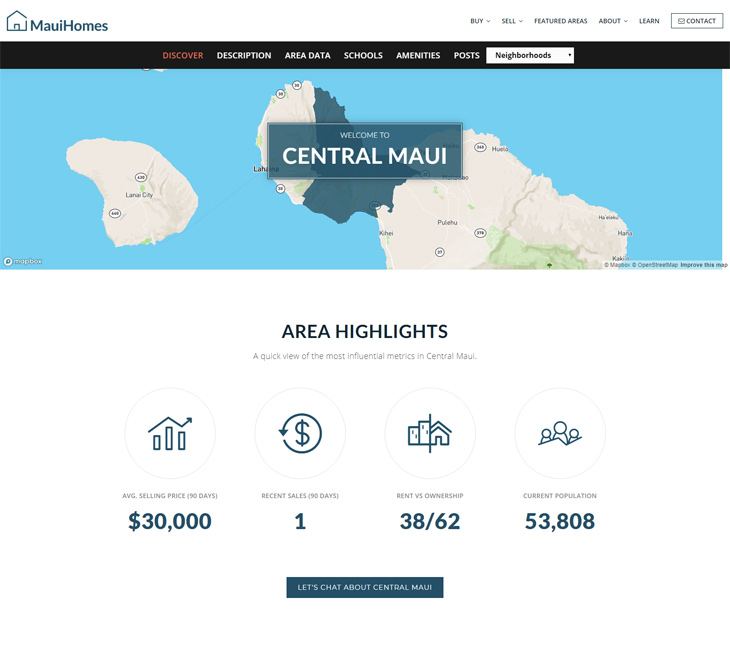 exemplo de guia de área