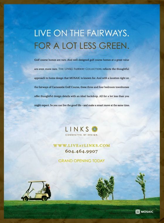 高尔夫之家广告