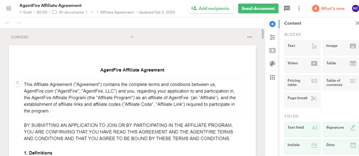 program de afiliere af