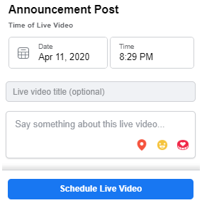 пост объявления