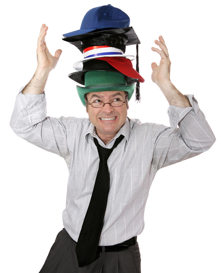 戴着许多帽子的特工