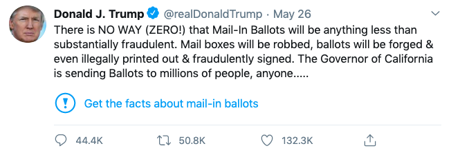 Yeni Başlayanlar İçin Sosyal Medya Doğrulama Kılavuzu - Donald Trumps Tweet