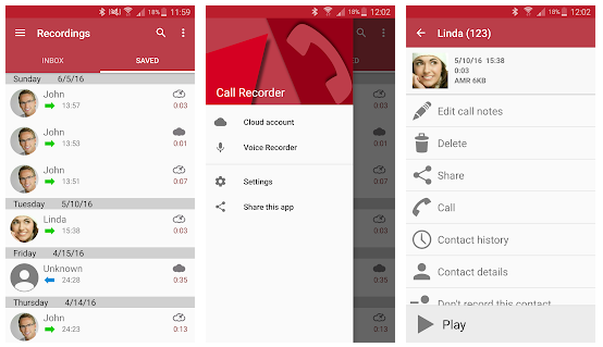 Applications d'enregistrement d'appels par Appliqato