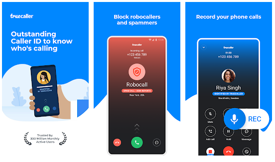 Truecaller - Applications d'enregistrement d'appels