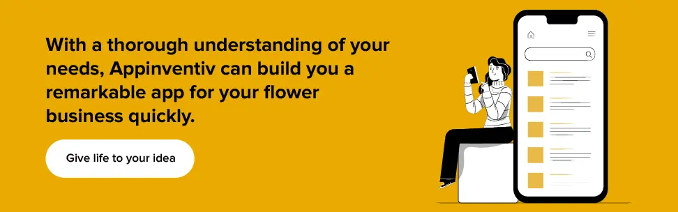 Appinventiv เป็นแอพที่โดดเด่นสำหรับธุรกิจดอกไม้ของคุณ