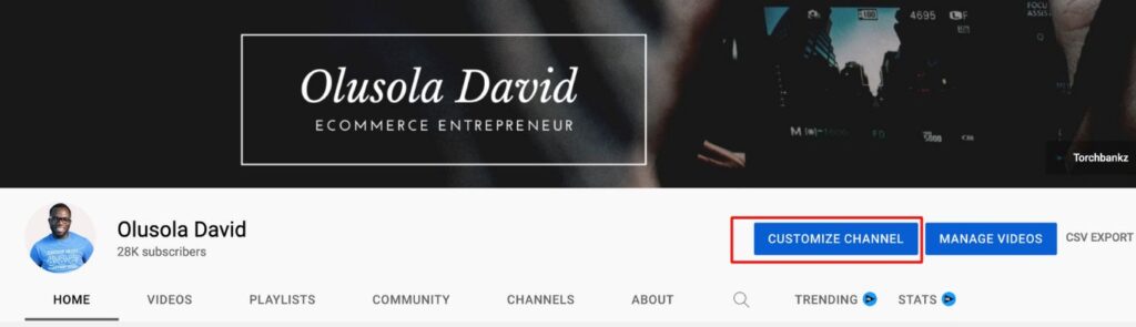 YouTube Kanal Özelleştirme