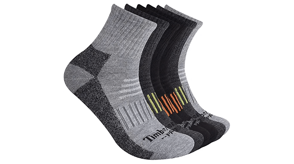 6 عبوات من الجوارب العادية للرجال من تمبرلاند برو