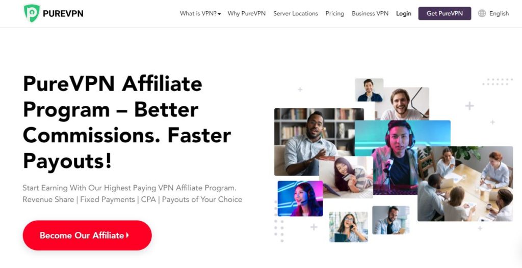 Najlepsze programy partnerskie SaaS PUREVPN