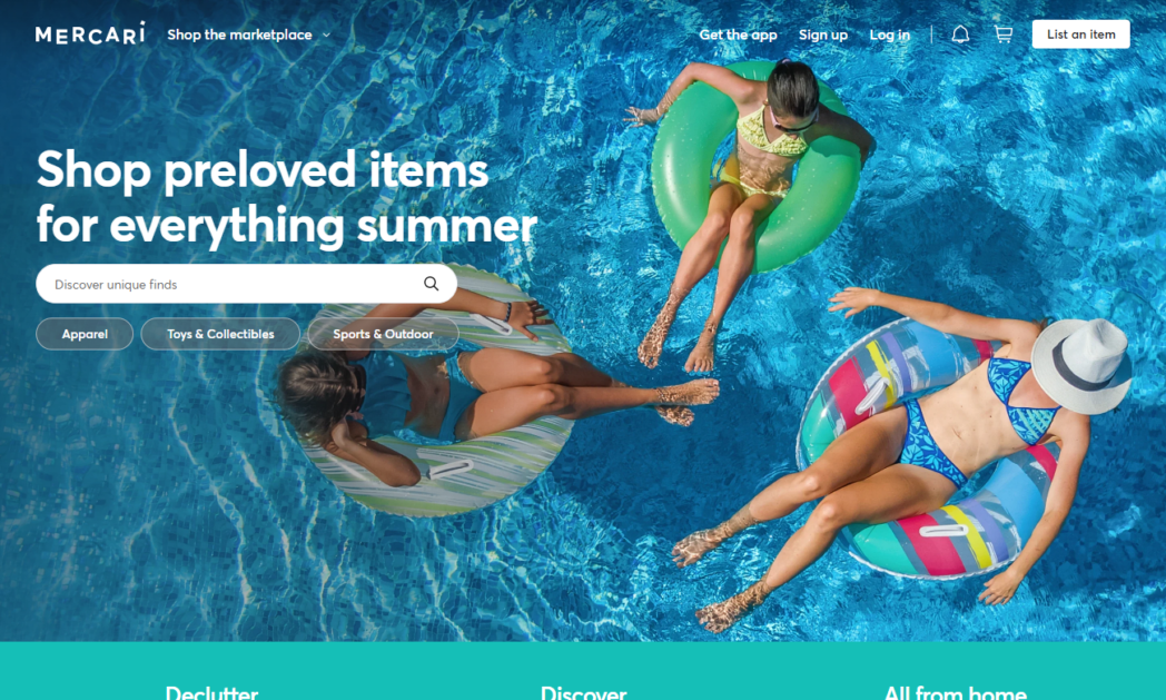 Capture d'écran www.mercari.com www.mercari.com Screenshot