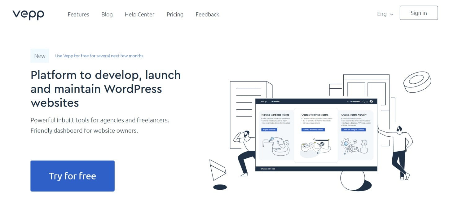 Vepp WordPress 管理サービス