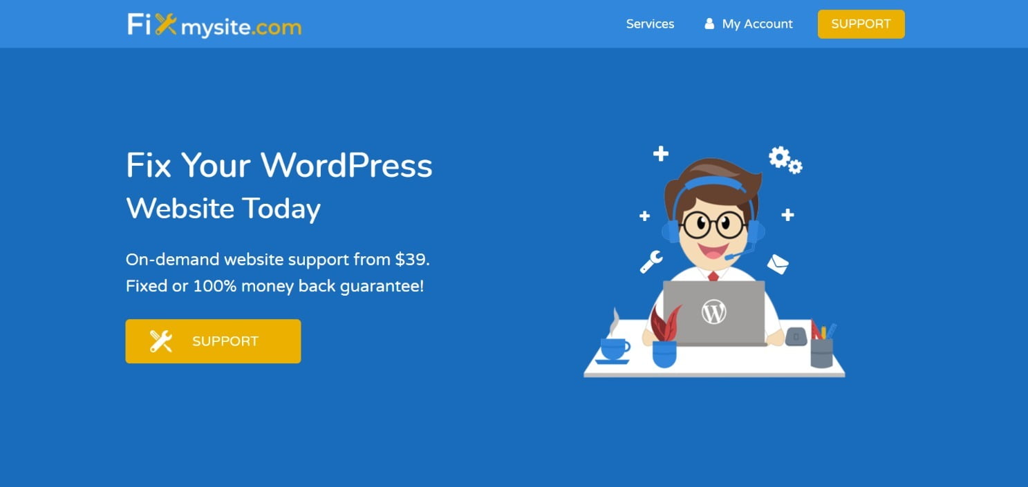 サイトを修正する WordPress 管理サービス