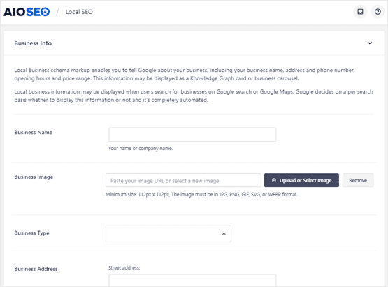 ローカルseo設定