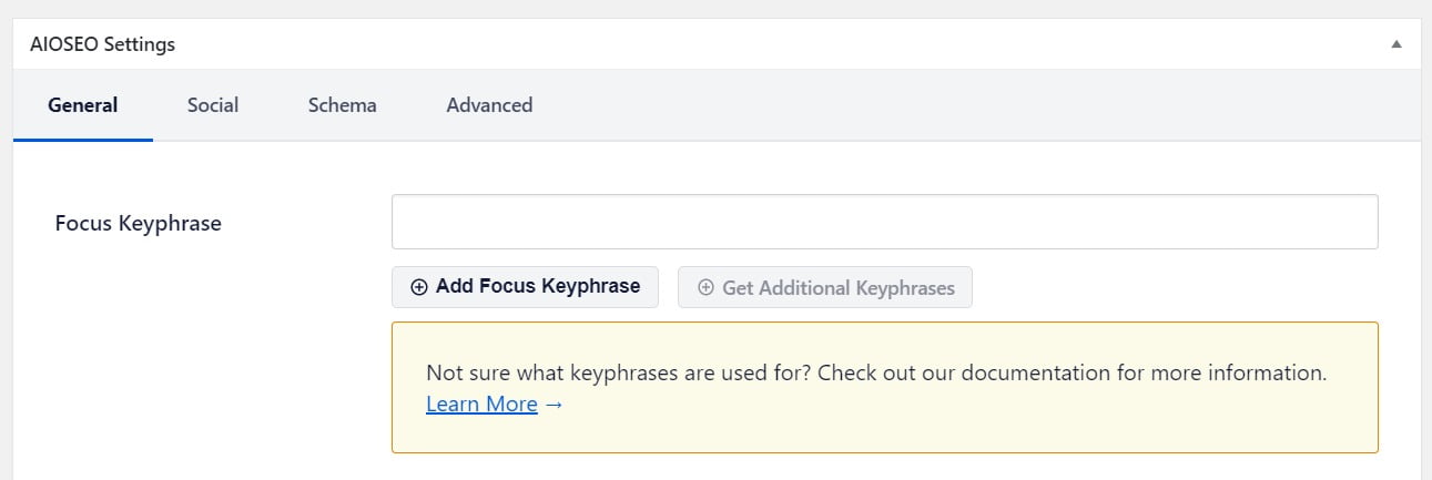 フォーカスキーフレーズ