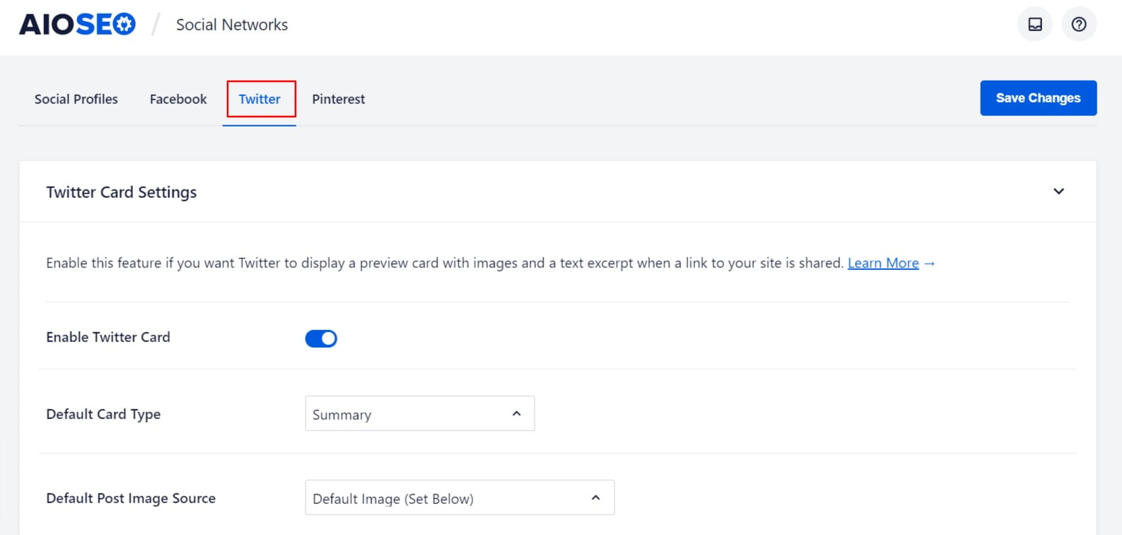 ツイッターカードの設定