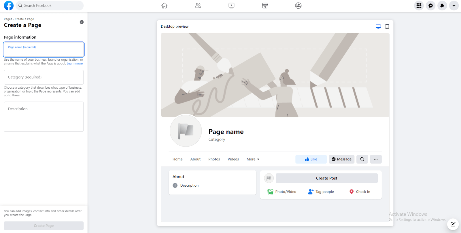 สร้างเพจธุรกิจเฟสบุ๊ค