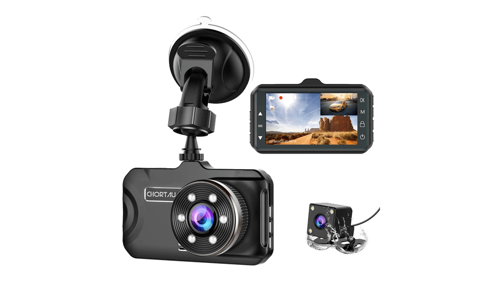 行车记录仪 前后 CHORTAU 双行车记录仪