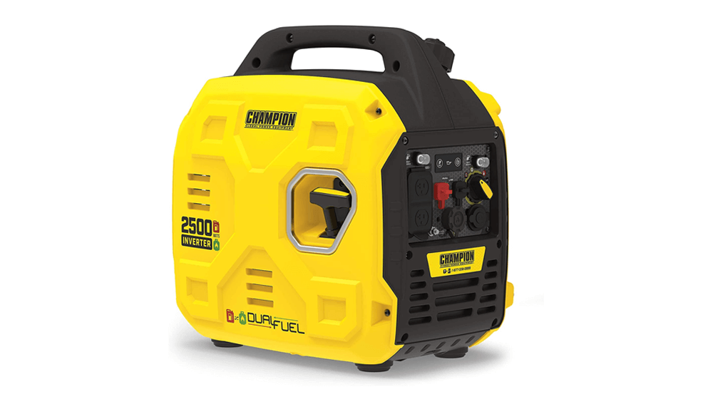 Champion Power Equipment 200961 2500 瓦双燃料便携式逆变发电机