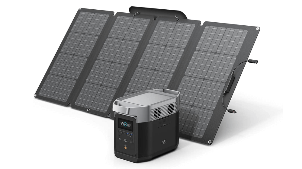 EF ECOFLOW 太阳能发电机 DELTA 1260Wh 带 160W 太阳能电池板