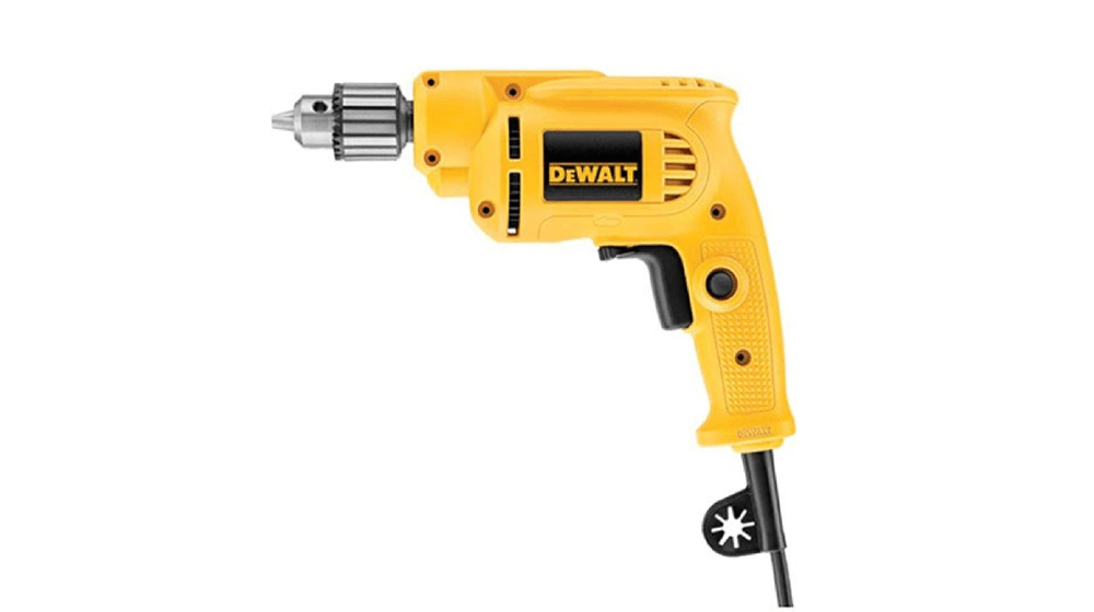 Сетевая дрель DEWALT с патроном с ключом