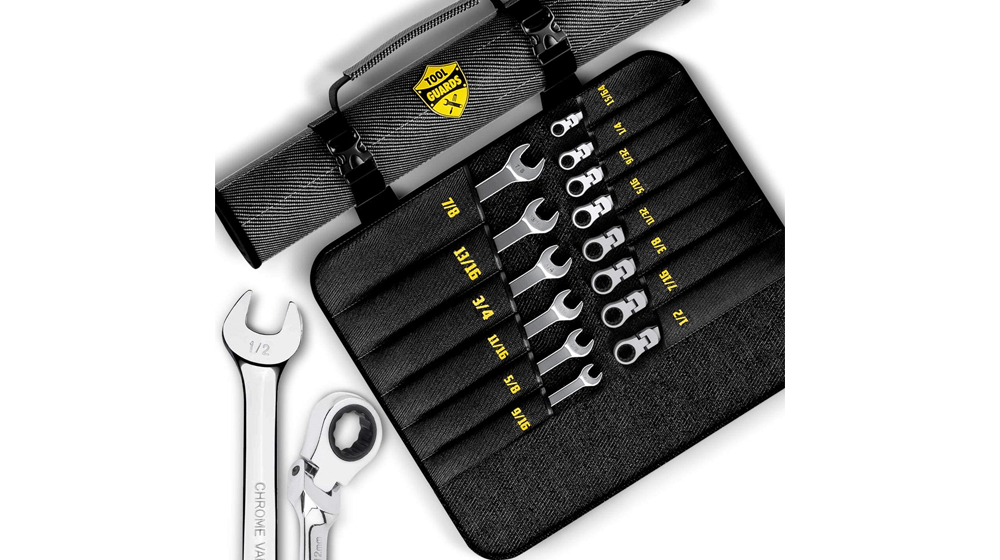 14 pc Flex Head Ratcheting Wrench set kepala fleksibel ratchet - set kunci pas kepala fleksibel