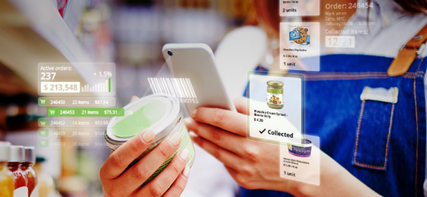 식료품 비즈니스 디지털 혁신