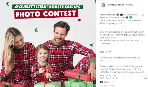 مثال على الانستغرام