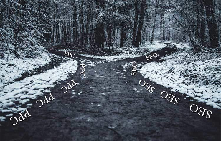 Comparación SEO PPC