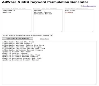 키워드 순열 생성기