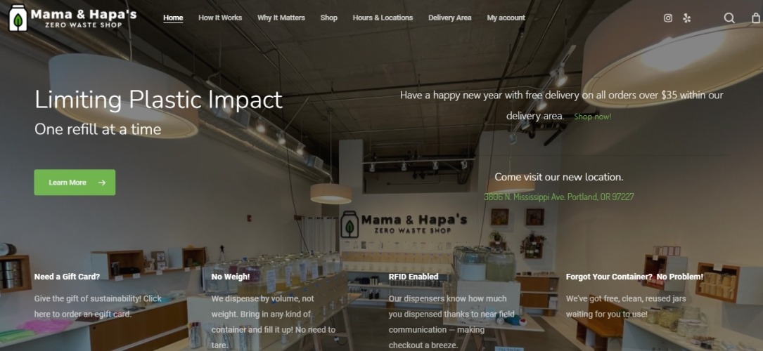 Der Zero Waste Shop von Mama & Hapa – Liquidation Stores in Vancouver