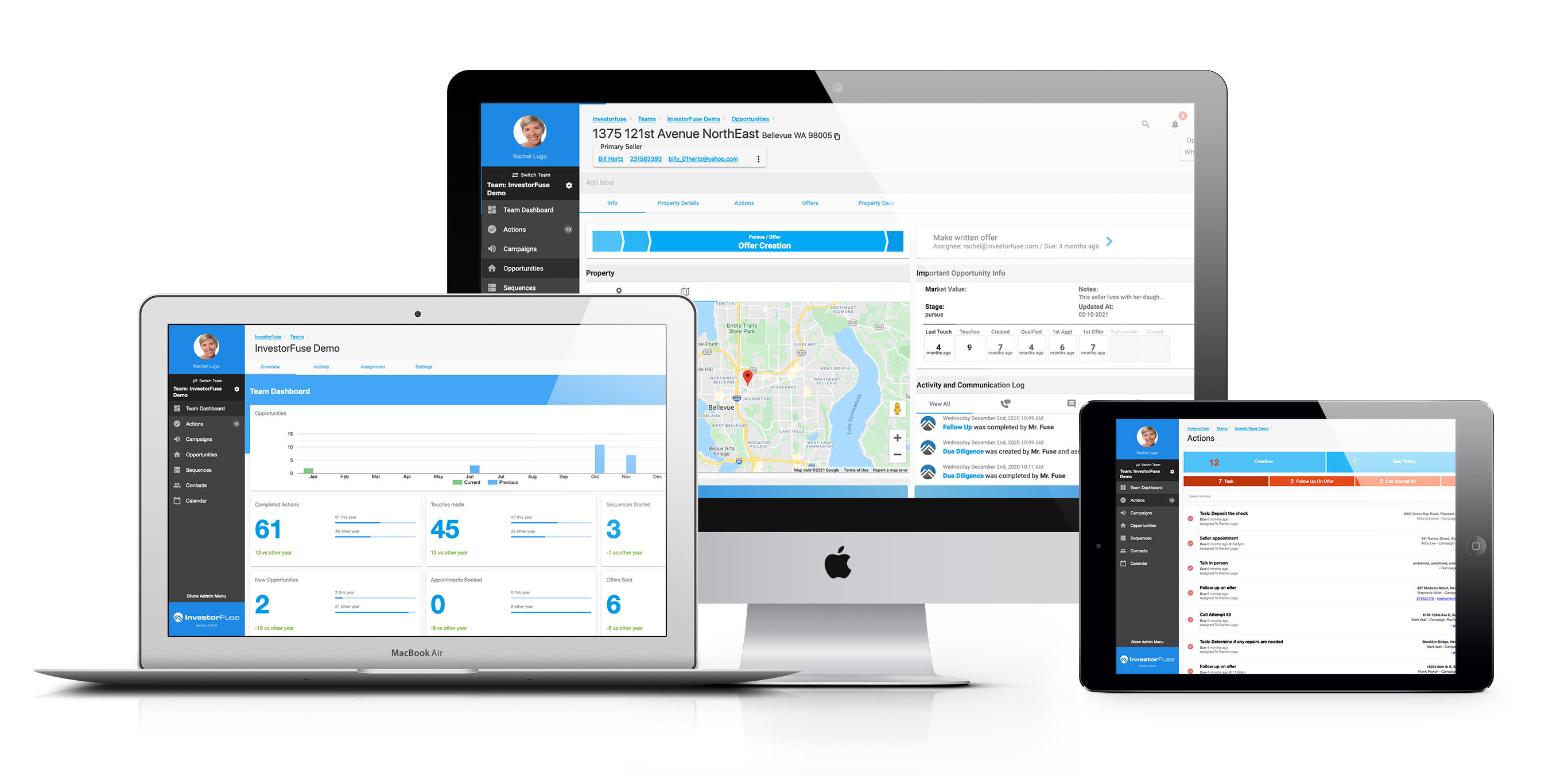 InvestorFuse للعقارات CRM