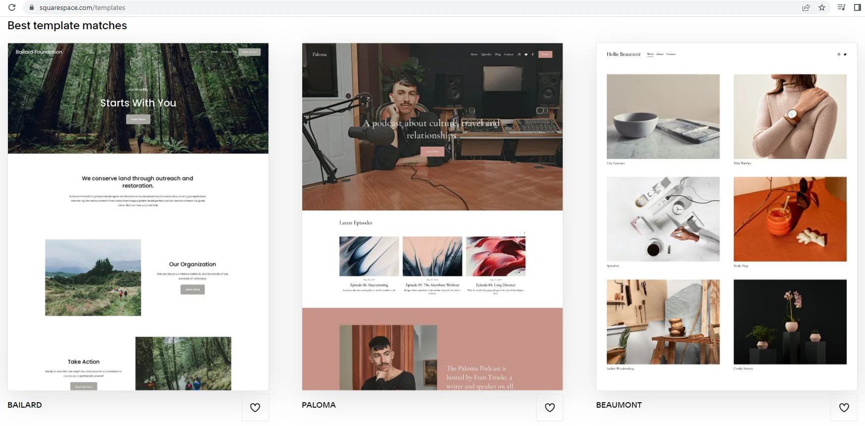 การเปรียบเทียบ woocommerce กับ squarespace เกี่ยวกับเทมเพลต