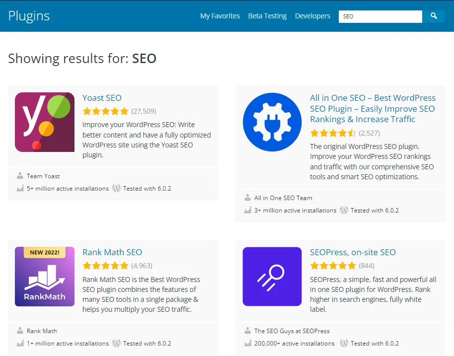 การเปรียบเทียบ WooCommerce กับ Squarespace ในปลั๊กอิน SEO