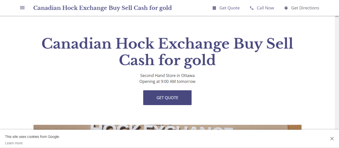 HockExchange-オタワの清算店