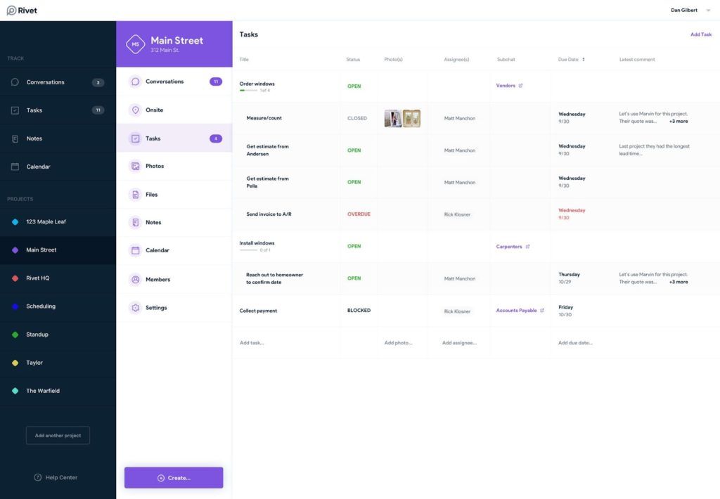 铆钉施工通讯软件仪表盘