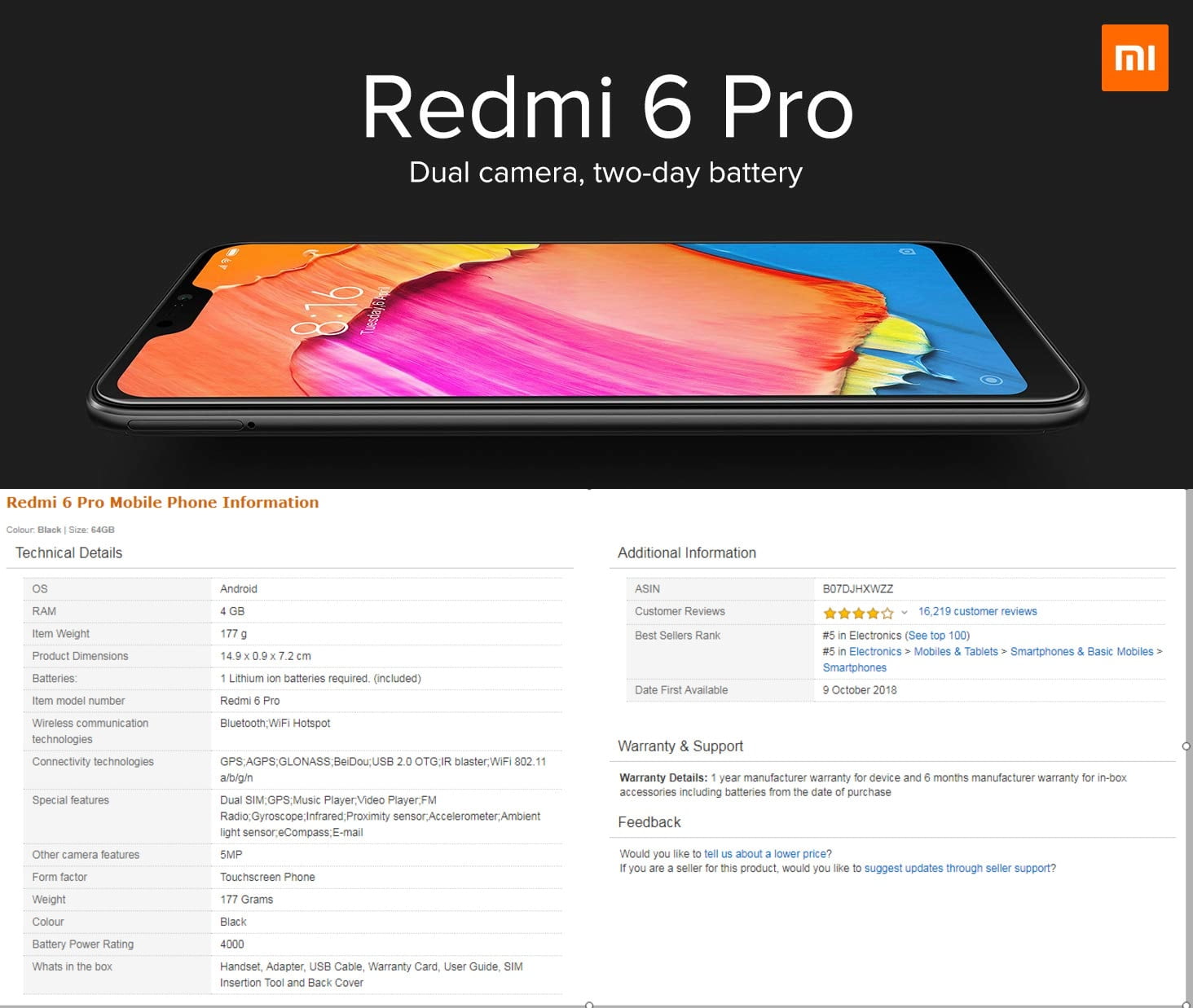 descrizione o caratteristica del prodotto