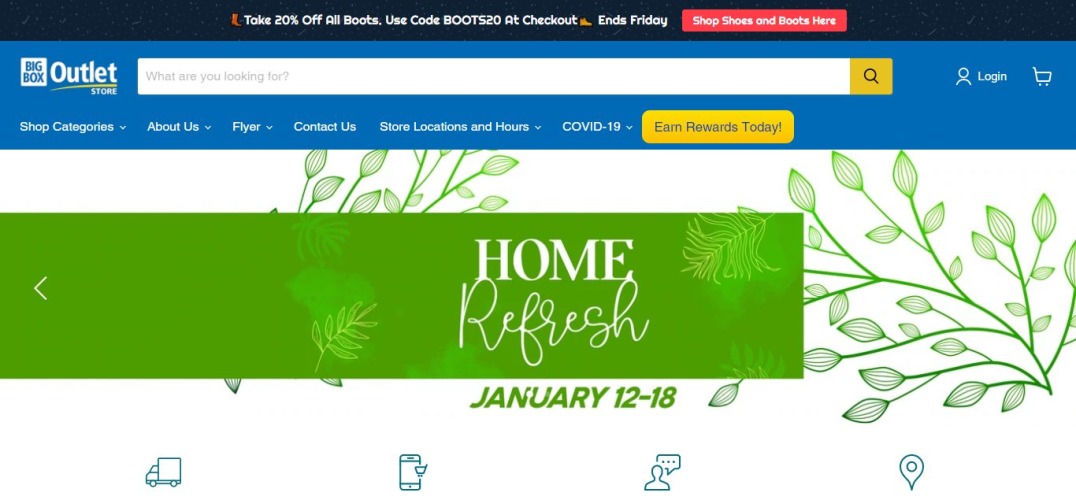 ビッグボックスアウトレットストア-ブリティッシュコロンビア州ビクトリアの清算店