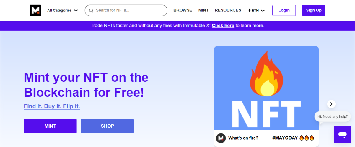 Mintable-NFTマーケットプレイス