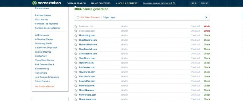 20 генераторов названий для малого бизнеса